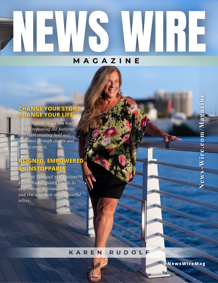 Karen Rudolf News Wire Magazine Cover